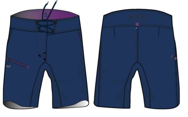 A70.17.020.tblu DRYDOR Quantum Boardshort Wome