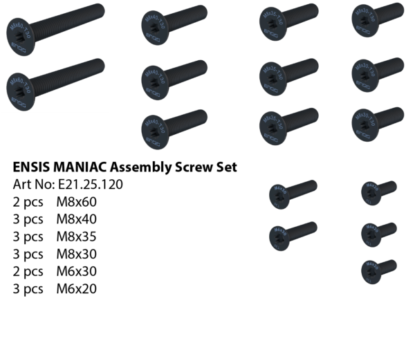 MANIAC Assembly Screw Set