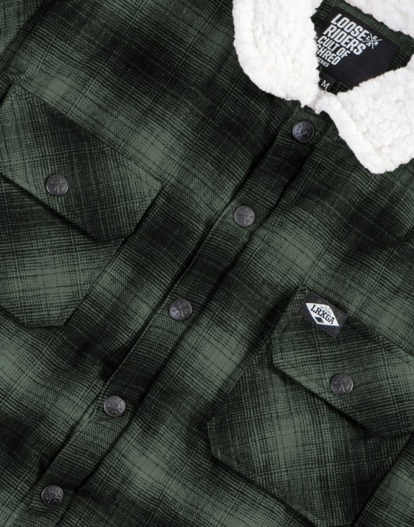 Sherpa Flannel JacketGreen