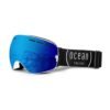 Cervino white framewith revo lens blue