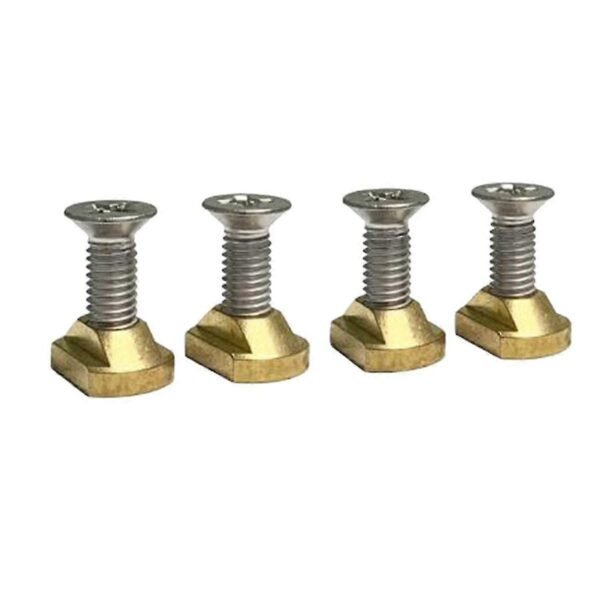 Indiana Foil 4 pcs Baseplate Screws 25 mm + Nuts
