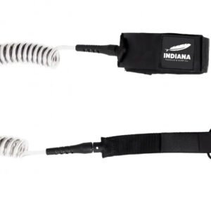 Indiana 5102SN 1 Indiana Coil Leash SUP white