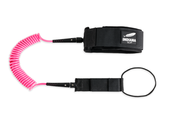 Indiana Coil Leash SUP pink