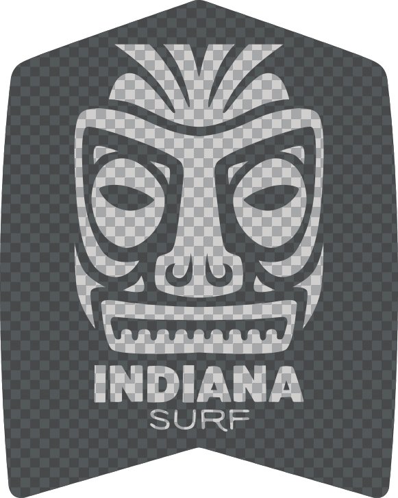 Indiana Surf Footpad Front dark grey