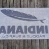 Indiana 5683SM 2 Indiana Logo Towel 90x170 cm black/grey