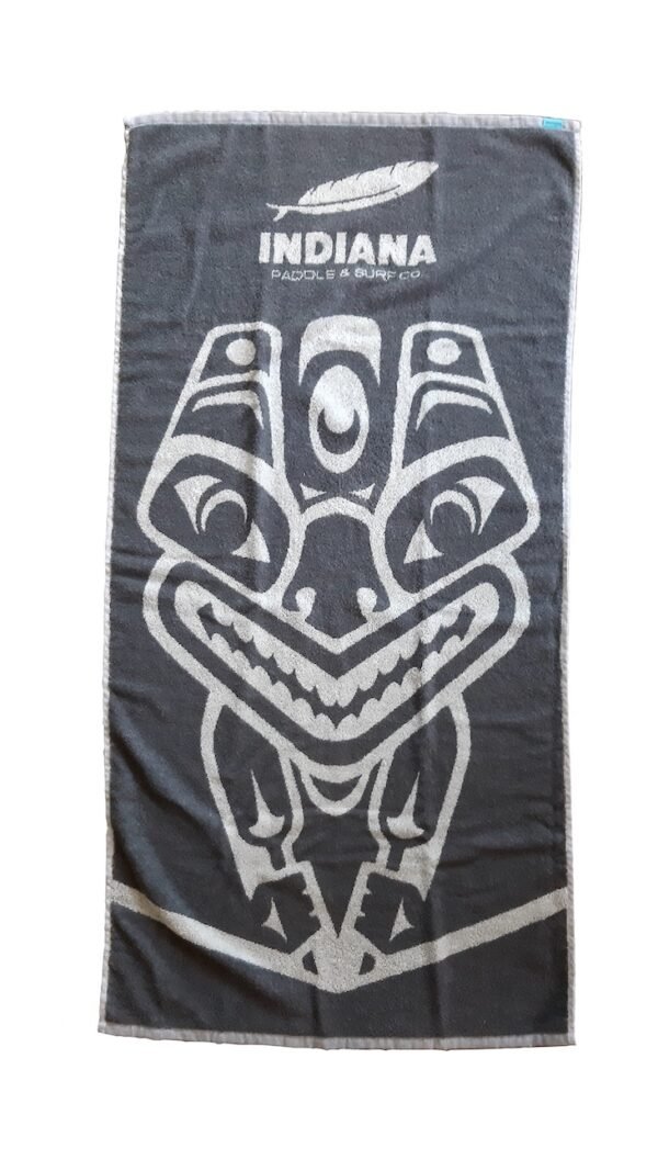Indiana 5683SP 1 Indiana Beach Towel 70x140 cm black/grey