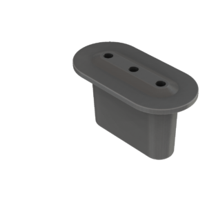 Indiana 8083SM 1 LIO-TEC Footstrap Plug 3 Holes
