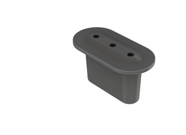Indiana 8083SM 1 LIO-TEC Footstrap Plug 3 Holes