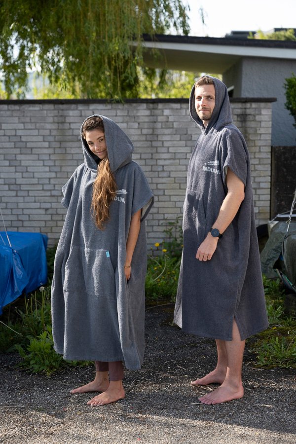 Indiana Poncho anthrazit